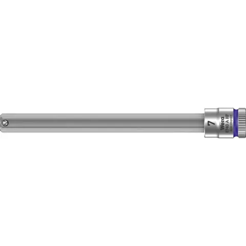 Wera 8740 A HF Binnenzeskant Zyklop Bitdop 7x100mm 1/4", met vasthoudfunctie