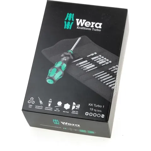 WERA Kraftform Kompakt Turbo 1 bit-assortiment