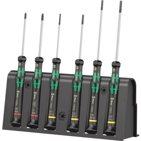 Wera Kraftform Micro Schroevendraaierset 6-delig.