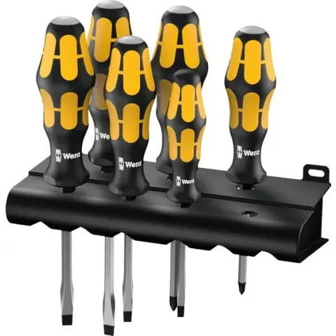 Wera Kraftform - Schroevendraaierset met schroefbeitels - 6-delig