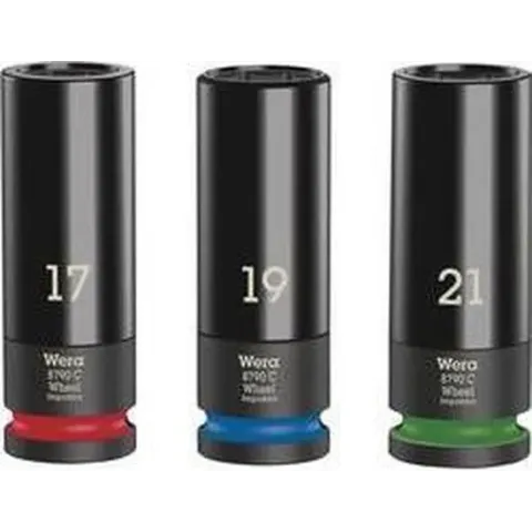 WERA Wheel Impaktor C Set 1 dopsleutelset 1/2 -aandrijving