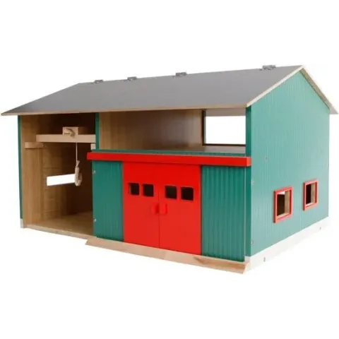 Werkplaats met berging Kids Globe: schaal 1:32