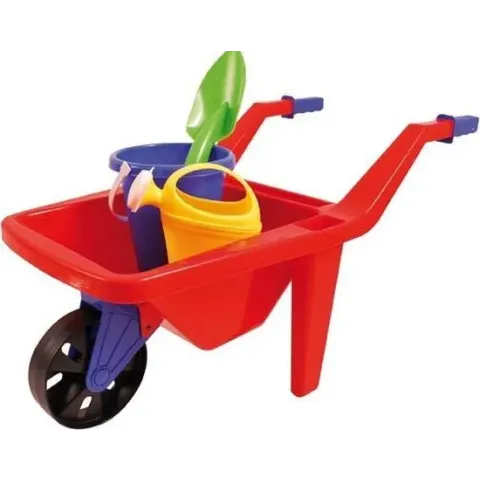 Wheelbarrow with sand toys (13875)