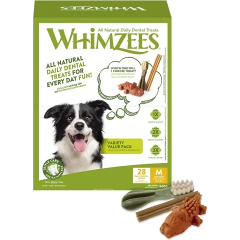 Whimzees variety box 840 gram - 28 Stuks M