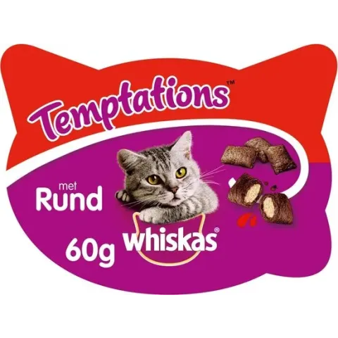 Whiskas Temptations - Rundvlees