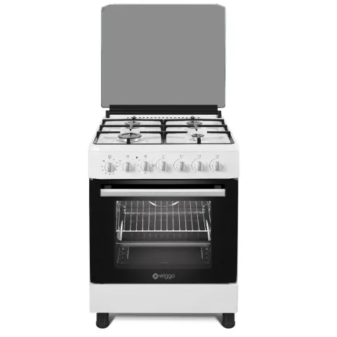 Wiggo Wo-e605r(ww) - Serie 5 - 60cm - Gasfornuis - Wit