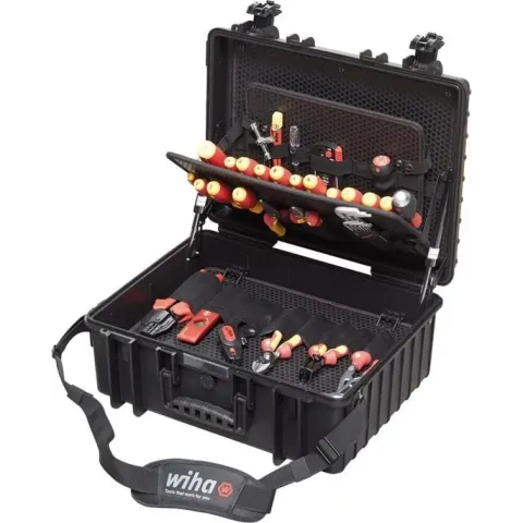Wiha Competence XL Gereedschapsset voor elektriciens 80-delig