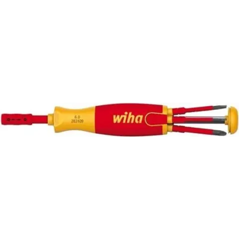 Wiha SB 2831 09 021 Magazijnbithouder LiftUp electric met 6 slimBits - 6 delig