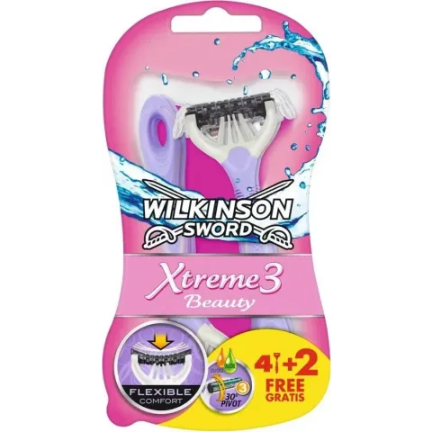 Wilkinson Sword Xtreme 3 Beauty - 6 stuks - Scheermesjes
