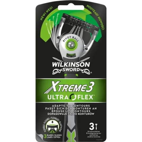 Wilkinson Sword - Xtreme3 UltraFlex ( 3 ks ) - Jednorázový holicí strojek pro muže