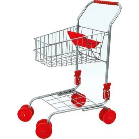 Winkelwagen Rood Metaal