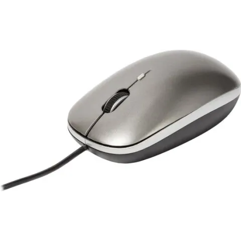 Wired Mouse Desktop 3-Button Grey