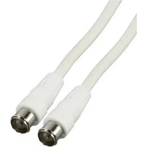 Witte antennekabel 90 dB 1,50 m