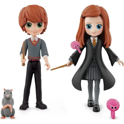 Wizarding World Harry Potter Magical Minis - Ron en Ginny Weasley Vriendschap Set - Actiefiguren