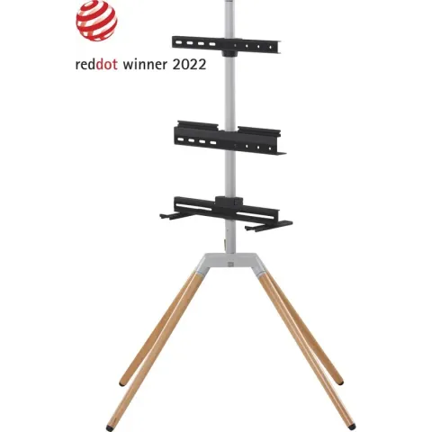 WM7476 Quadpod TV-standaard - 32-70inch - VESA 400 - lichtgrijs