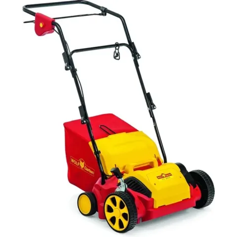 WOLF-Garten Elektrische verticuteermachine VS 302 E - werkbreedte 30 cm - 1200 W motor - verticuteren en opvangen - 35 liter opvangbak