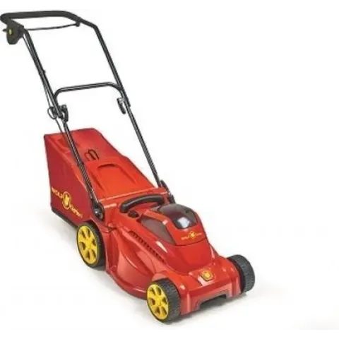 WOLF-Garten LYCOS 40/370 Duwgrasmaaier Zwart, Rood, Geel Batterij/Accu