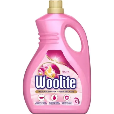 Woolite Wol & Zijde Wasmiddel met Keratine - 32 Wasbeurten - 1,9 L