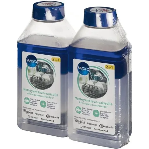 Wpro 2-in-1 Ontkalker en Ontvetter Vaatwasmachine LIQ201 2 x 250 ml