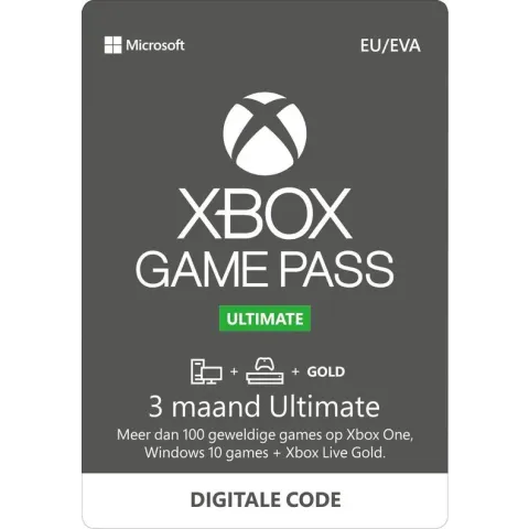 Xbox Game Pass Ultimate Online - 3 maanden