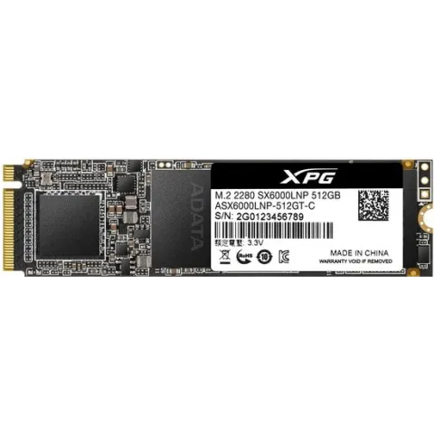 XPG SX6000 Lite internal solid state drive M.2 512 GB PCI Express 3.0 3D TLC NVMe