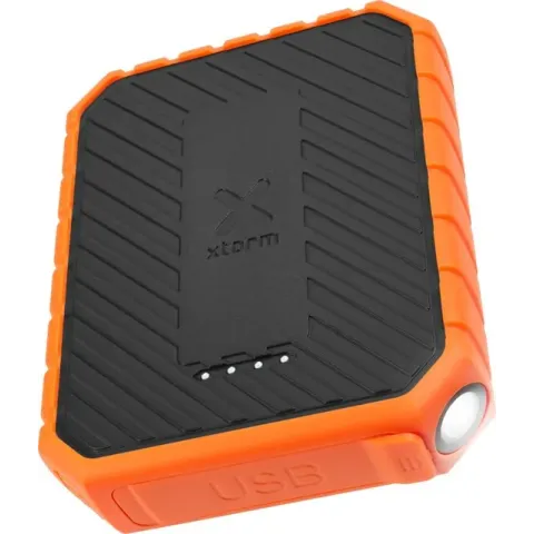 Xtorm Rugged Power Bank - 10 000 mAh - Zwart/Oranje