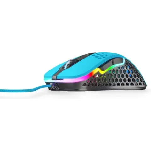 Xtrfy M4 Ultra Light - Optische Esport Gaming muis met RGB - Blauw