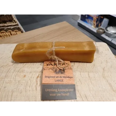 Yakka's yakmelk kauwbot large voor honden - 1 stuk