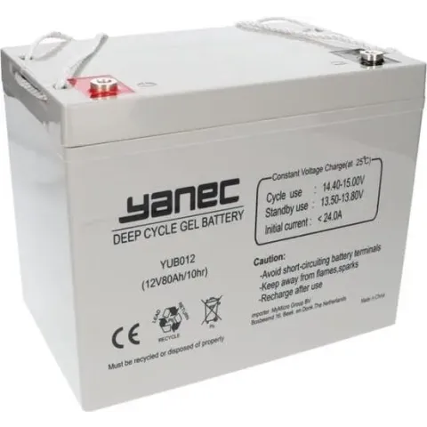 Yanec Gel Accu 12V 80Ah