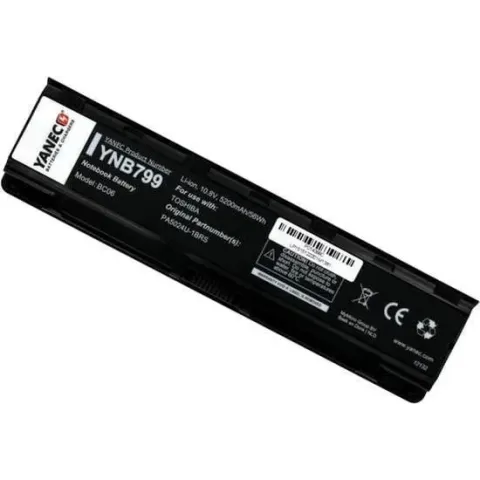 Yanec Laptop Accu 5200mAh (voor Toshiba Satellite C870/C850/C855/L70/C70/C75 Series)