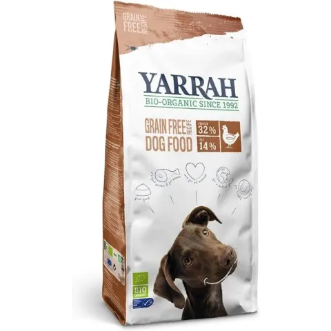 Yarrah Dog Adult Graanvrij - Kip - Biologisch Hondenvoer - 10 kg