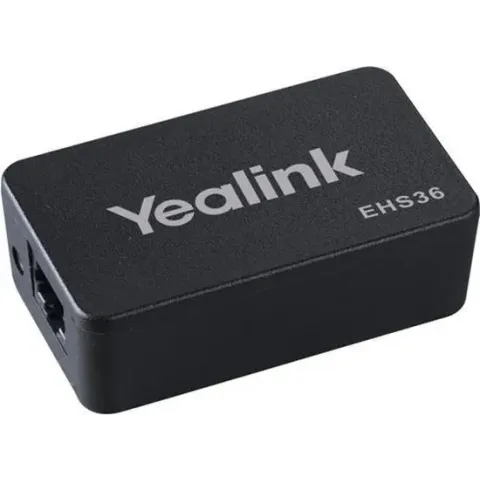 Yealink EHS36 tussenstuk voor kabels RJ12, RJ9 RJ45, 3.5mm Zwart