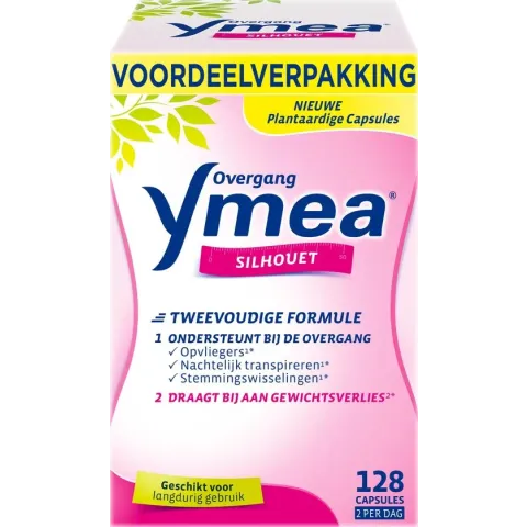 Ymea Overgang Silhouet – Overgang tabletten – Overgang producten - Voedingssupplement – 128 capsules voordeelverpakking