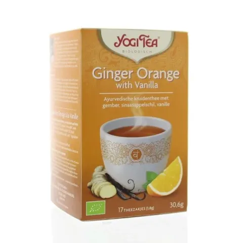 YogiTea Biologische Ginger Orange with Vanilla