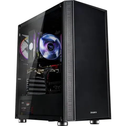 Zalman R2 BLACK computerbehuizing Midi Tower Zwart