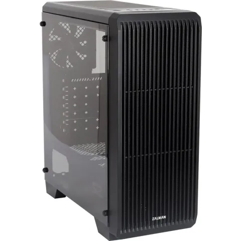 Zalman S2 Midi Tower Case - Black Window Zwart
