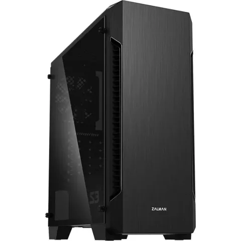 Zalman S3 TG computerbehuizing Midi Tower Zwart