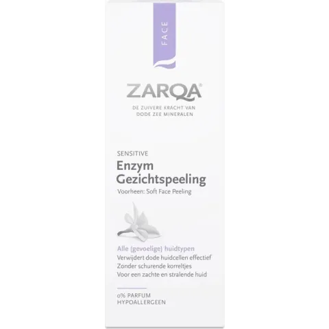 ZARQA Enzym Gezichtspeeling Ultra Soft (verwijdert dode huidcellen effectief) - 50 ml