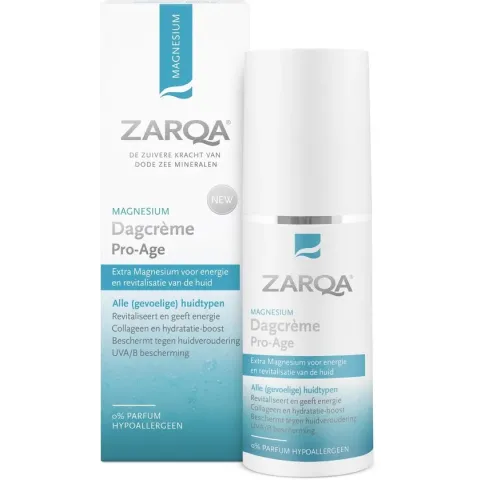 ZARQA Magnesium Dagcrème Pro-Age (revitaliseert en geeft energie) - 50ml