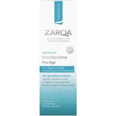 ZARQA Nachtcrème Magnesium Pro Age (kalmeert, herstelt en voedt intensief) - 50ml