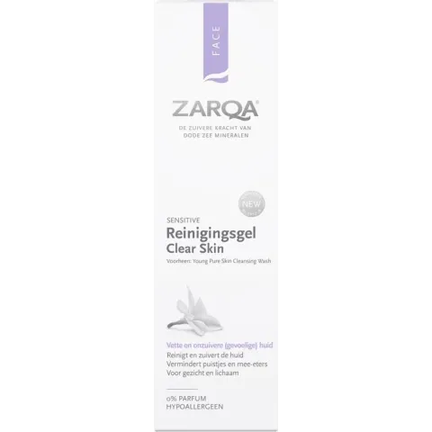 Zarqa reinigingsgel clear skin 200 ml