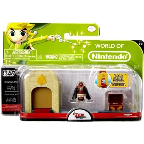 Zelda Microland Playset - Hyrule Castle with Ganondorf