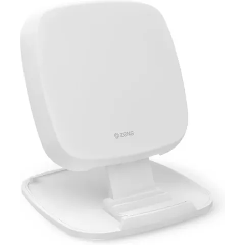 ZENS Aluminium Series Stand QI Draadloze Oplader Wit