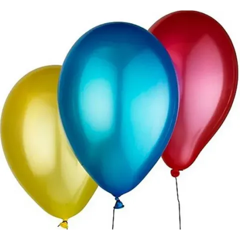 Zilveren Metallic Party Balloons - Glanzende Feest Ballonnen 100 stuks