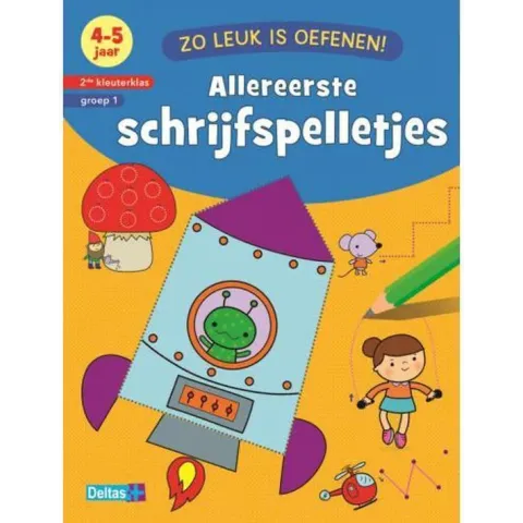 Zo leuk is oefenen!  -  Allereerste schrijfspelletjes 4-5 jaar