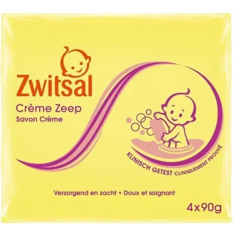Zwitsal Creme Zeep 4x90GR