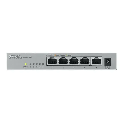 ZyXel Switch 5x Ports Desktop 2,5G MultiGig